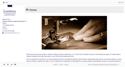 Desktop Screenshot of lambtontailoring.co.uk